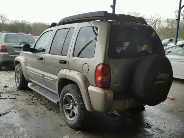 1J4GK38K33W579917 - 2003 JEEP LIBERTY RE GOLD photo 3