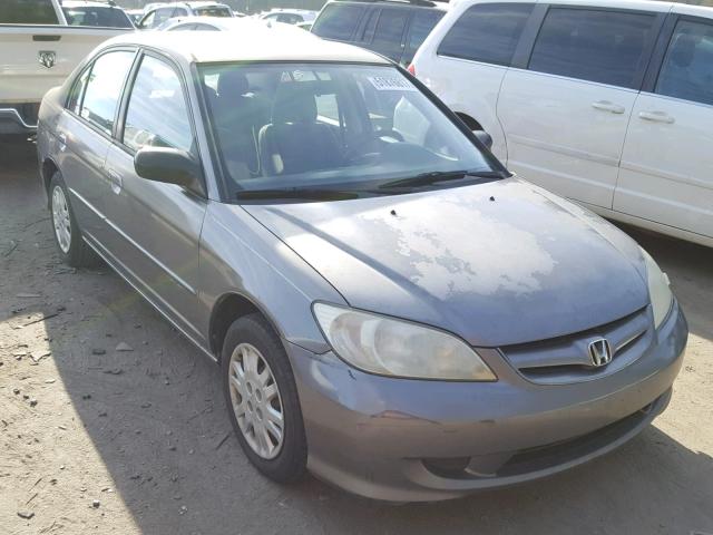 2HGES16594H502016 - 2004 HONDA CIVIC LX GRAY photo 1