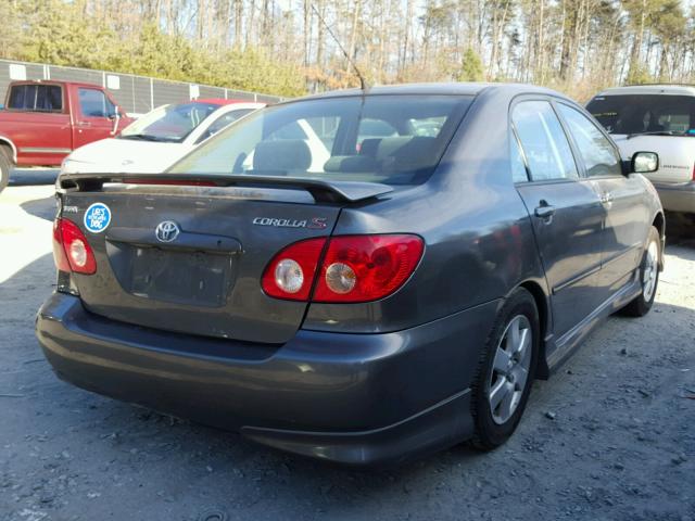 2T1BR32E76C562954 - 2006 TOYOTA COROLLA CE CHARCOAL photo 4