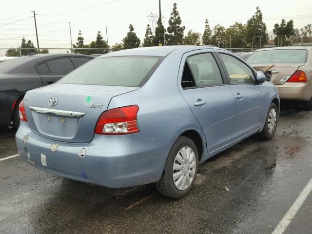 JTDBT903491348339 - 2009 TOYOTA YARIS BLUE photo 4