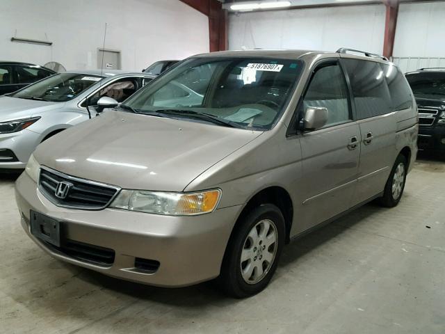 5FNRL18614B031228 - 2004 HONDA ODYSSEY EX TAN photo 2