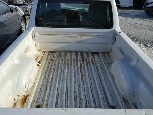 1FTYR10D55PA25346 - 2005 FORD RANGER WHITE photo 6