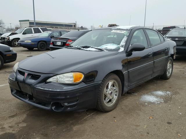 1G2NW52EX4C113621 - 2004 PONTIAC GRAND AM G BLACK photo 2