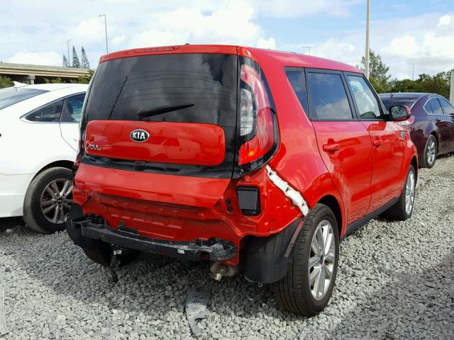 KNDJP3A5XH7425708 - 2017 KIA SOUL + RED photo 4