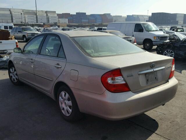 4T1BE32K74U346065 - 2004 TOYOTA CAMRY LE თაფლისფერი ფოტო 3