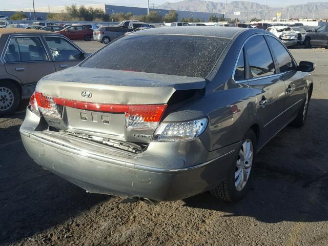 KMHFC46F97A152640 - 2007 HYUNDAI AZERA SE GREEN photo 4