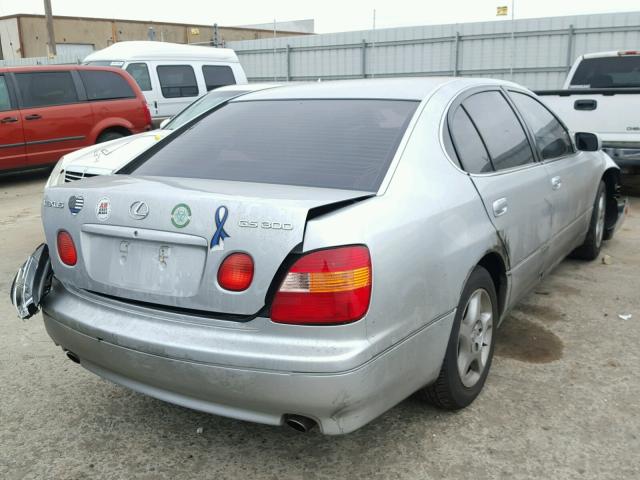 JT8BD68S6X0056474 - 1999 LEXUS GS 300 SILVER photo 4