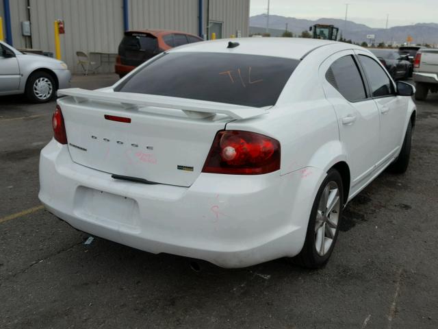 1B3BD1FG1BN584746 - 2011 DODGE AVENGER MA WHITE photo 4