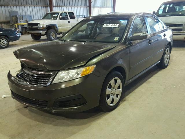 KNAGE228195323663 - 2009 KIA OPTIMA LX BROWN photo 2