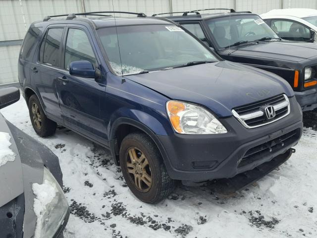 SHSRD78873U124120 - 2003 HONDA CR-V EX BLUE photo 1