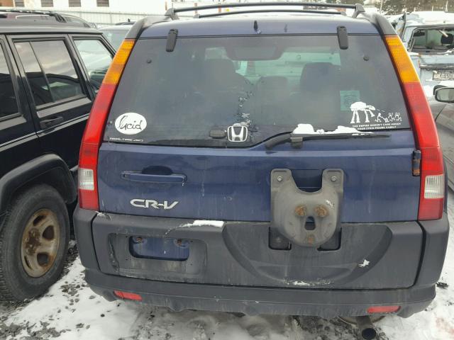 SHSRD78873U124120 - 2003 HONDA CR-V EX BLUE photo 9