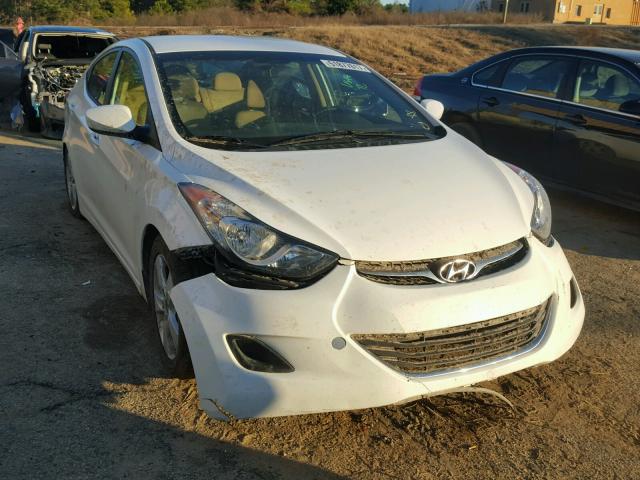 5NPDH4AE5DH367030 - 2013 HYUNDAI ELANTRA GL WHITE photo 1