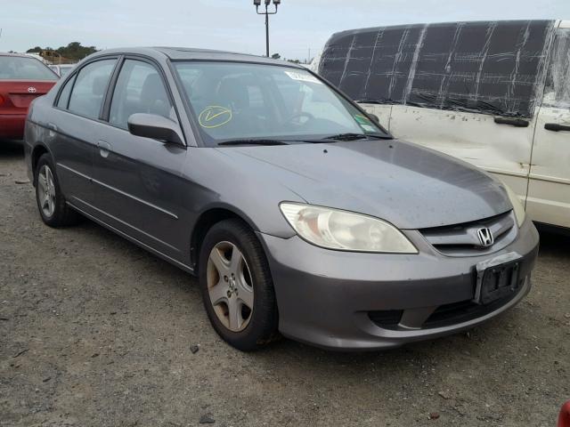 2HGES26774H507741 - 2004 HONDA CIVIC EX GRAY photo 1