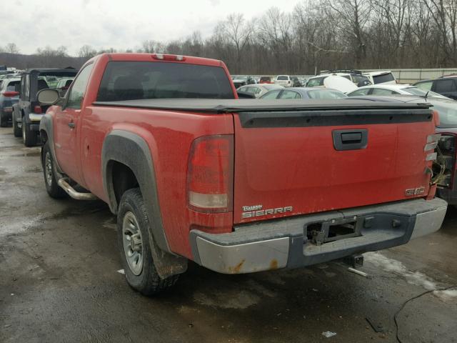 1GTEC14C17Z575656 - 2007 GMC NEW SIERRA RED photo 3