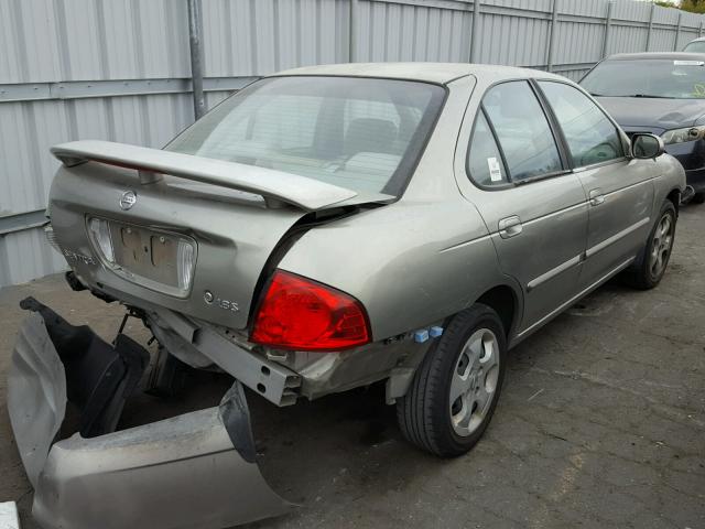 3N1CB51D44L477032 - 2004 NISSAN SENTRA 1.8 TAN photo 4