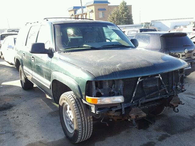 3GNEC16T51G145589 - 2001 CHEVROLET SUBURBAN C GREEN photo 1