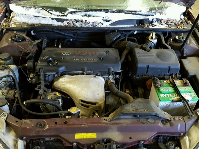 4T1BE32K03U235355 - 2003 TOYOTA CAMRY LE RED photo 7