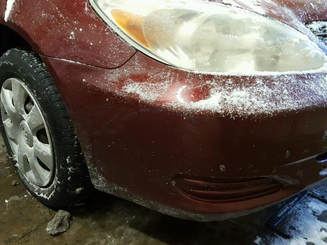 4T1BE32K03U235355 - 2003 TOYOTA CAMRY LE RED photo 9