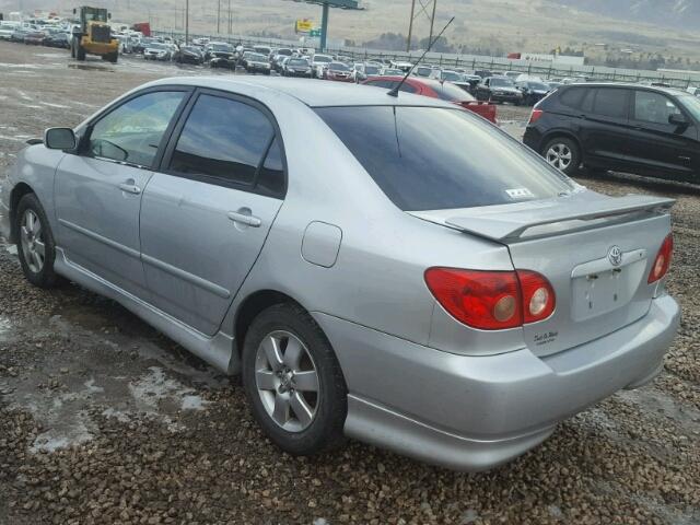 1NXBR30E45Z517289 - 2005 TOYOTA COROLLA CE SILVER photo 3