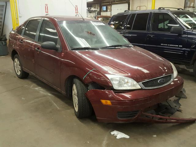 1FAHP34NX6W191590 - 2006 FORD FOCUS ZX4 MAROON photo 1