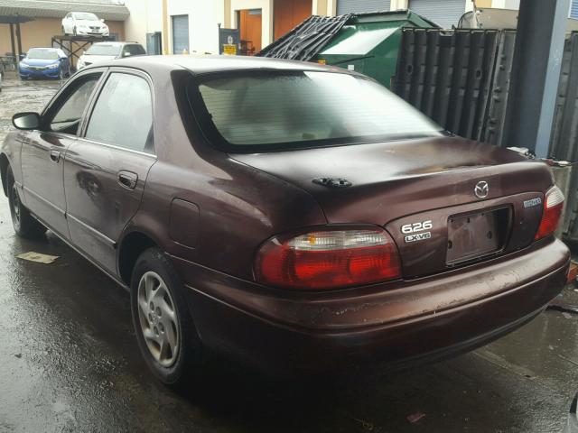 1YVGF22D0Y5130121 - 2000 MAZDA 626 ES BURGUNDY photo 3