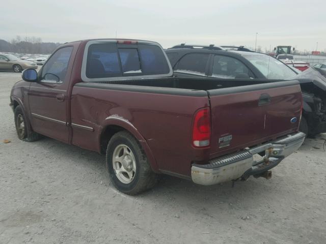 1FTDF17W2VLB88493 - 1997 FORD F150 BURGUNDY photo 3