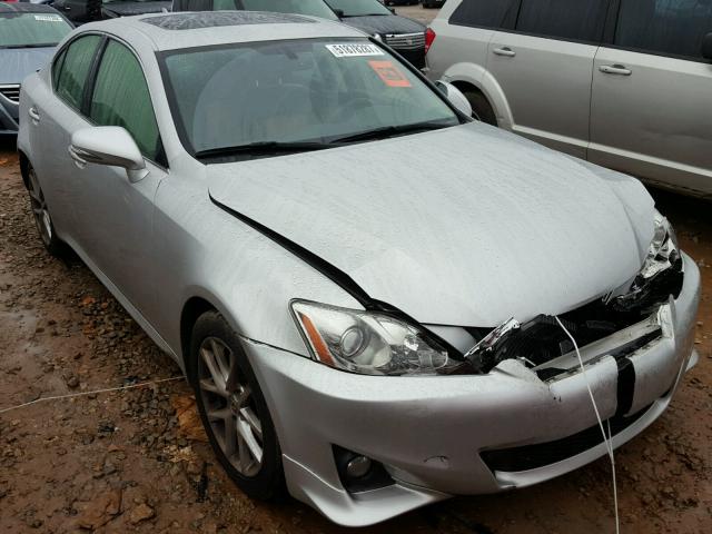 JTHBF5C21D5189945 - 2013 LEXUS IS 250 SILVER photo 1