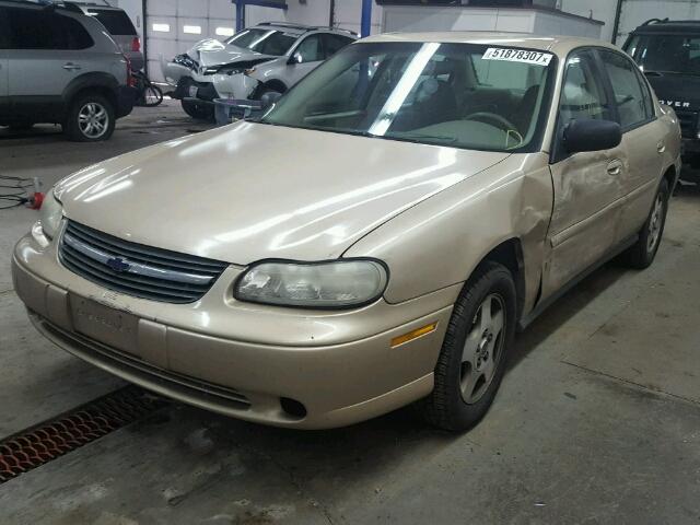 1G1ND52J33M569458 - 2003 CHEVROLET MALIBU BEIGE photo 2