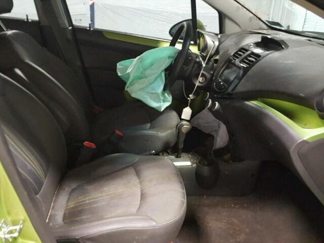 KL8CD6S90EC406486 - 2014 CHEVROLET SPARK 1LT Зеленый фото 5