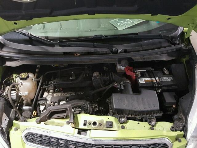 KL8CD6S90EC406486 - 2014 CHEVROLET SPARK 1LT Зеленый фото 7