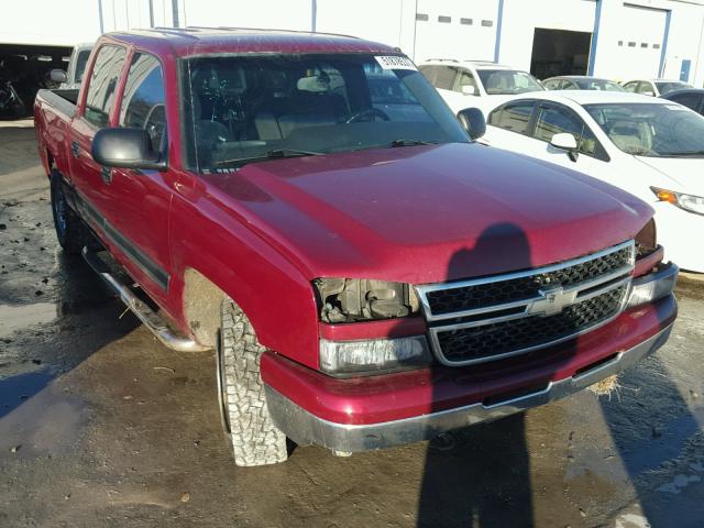 2GCEC13V261320217 - 2006 CHEVROLET SILVERADO RED photo 1