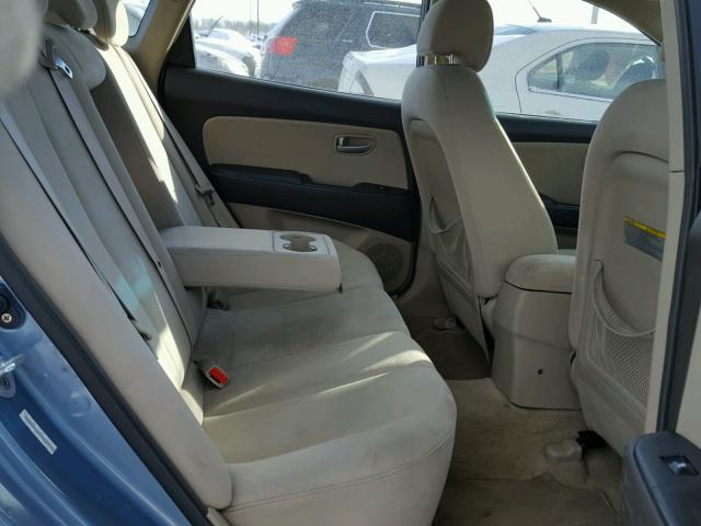 KMHDU46D67U241776 - 2007 HYUNDAI ELANTRA GL BLUE photo 6