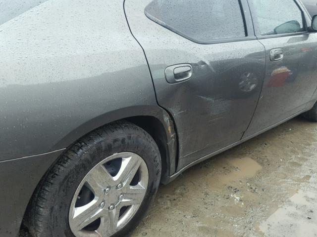 2B3KA43R28H213189 - 2008 DODGE CHARGER GRAY photo 9