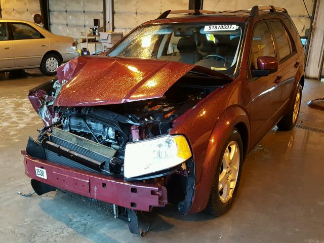 1FMDK06136GA08598 - 2006 FORD FREESTYLE BURGUNDY photo 2