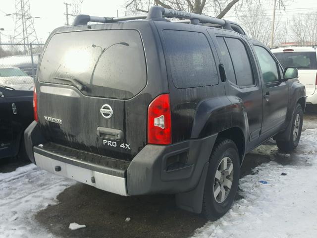 5N1AN0NWXCC507280 - 2012 NISSAN XTERRA OFF BLACK photo 4