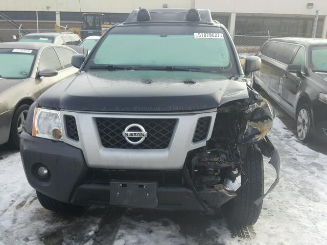 5N1AN0NWXCC507280 - 2012 NISSAN XTERRA OFF BLACK photo 9