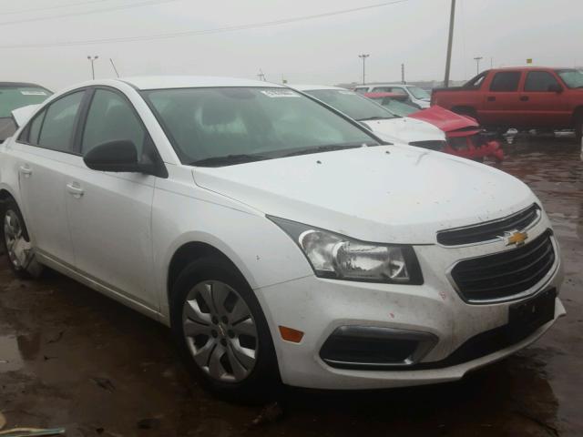 1G1PB5SH5F7267071 - 2015 CHEVROLET CRUZE LS WHITE photo 1