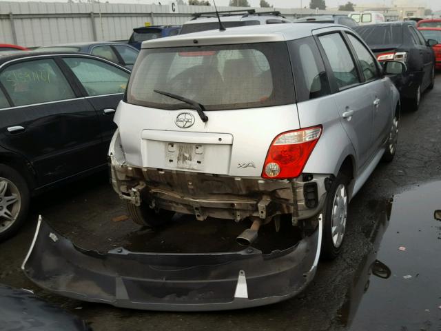 JTKKT624960151326 - 2006 TOYOTA SCION XA SILVER photo 4