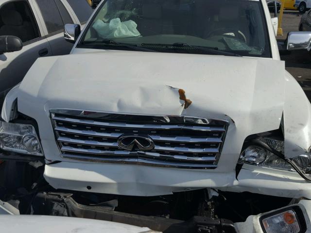 5N3AA08C58N913855 - 2008 INFINITI QX56 WHITE photo 7