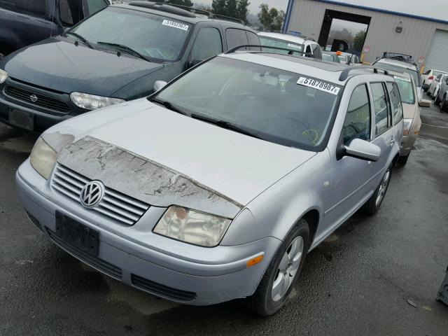 WVWSP61J53W588882 - 2003 VOLKSWAGEN JETTA GLS SILVER photo 2