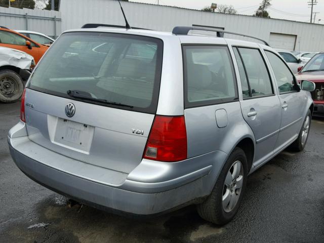 WVWSP61J53W588882 - 2003 VOLKSWAGEN JETTA GLS SILVER photo 4