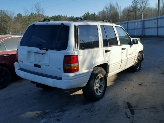 1J4GZ78Y5VC533081 - 1997 JEEP GRAND CHER WHITE photo 4