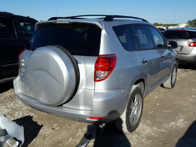 JTMZD33V266003461 - 2006 TOYOTA RAV4 SILVER photo 4