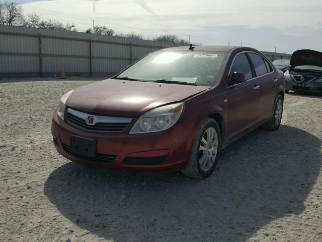 1G8ZV57B99F184971 - 2009 SATURN AURA XR RED photo 2