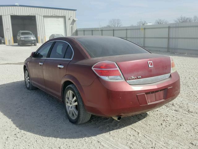 1G8ZV57B99F184971 - 2009 SATURN AURA XR RED photo 3