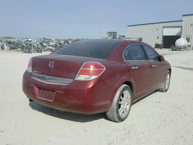 1G8ZV57B99F184971 - 2009 SATURN AURA XR RED photo 4