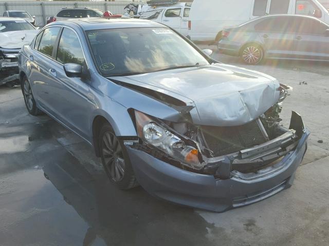 1HGCP2F82BA075380 - 2011 HONDA ACCORD EXL BLUE photo 1