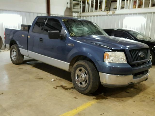 1FTRX12W54NB16703 - 2004 FORD F150 BLUE photo 1