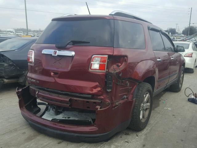 5GZER13717J116787 - 2007 SATURN OUTLOOK XE MAROON photo 4
