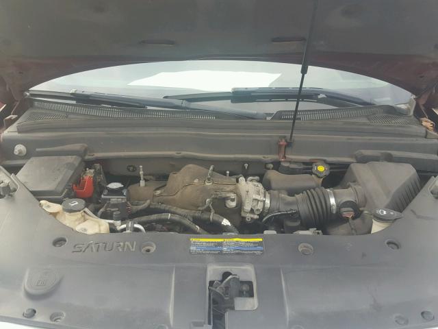 5GZER13717J116787 - 2007 SATURN OUTLOOK XE MAROON photo 7